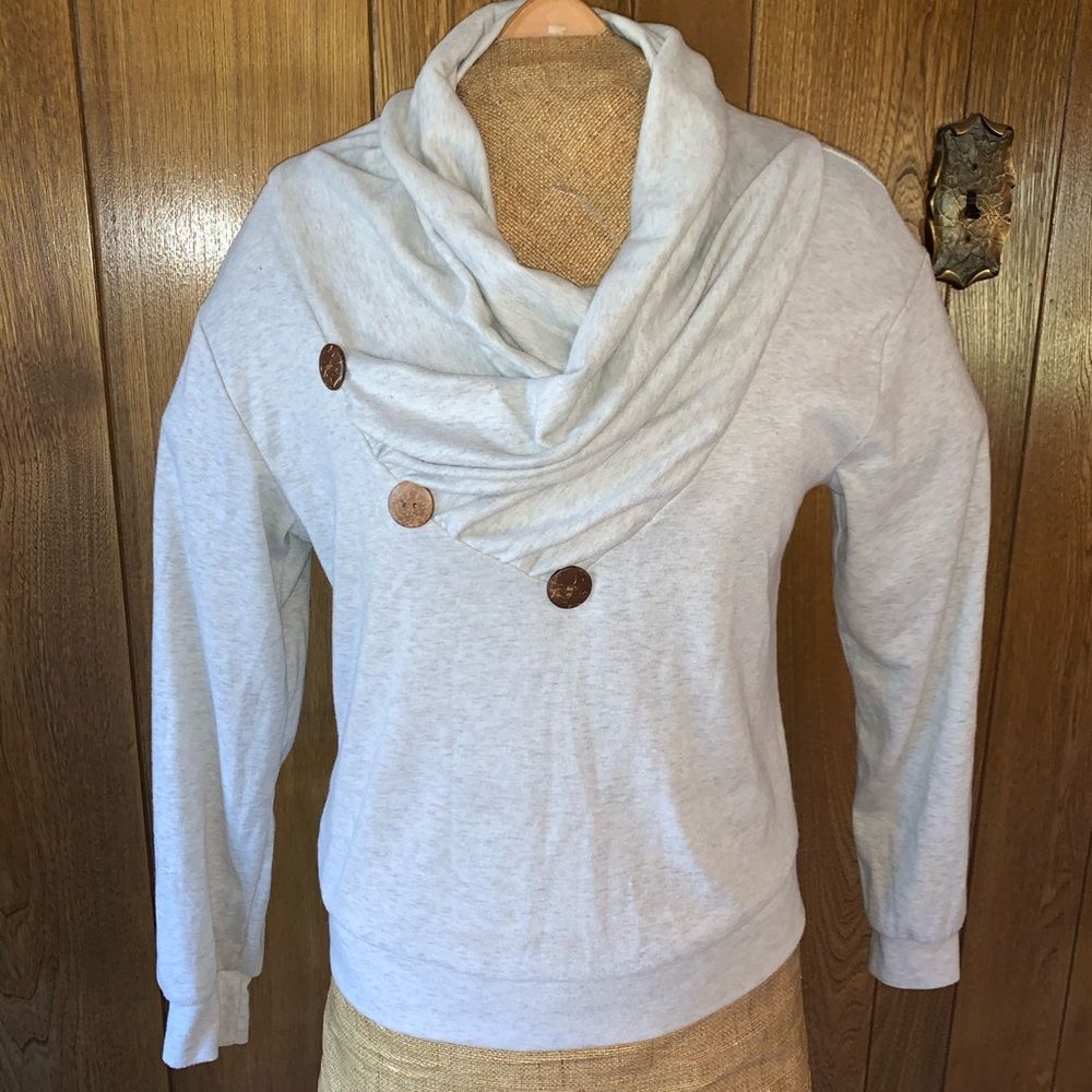Adorable Cowl Necked Sweatshirt